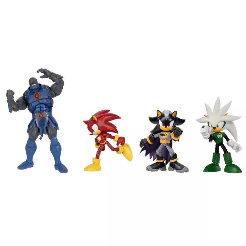 DC x Sonic 5\" Figure Multipack  Power vs Speed 4-Pack (42909)