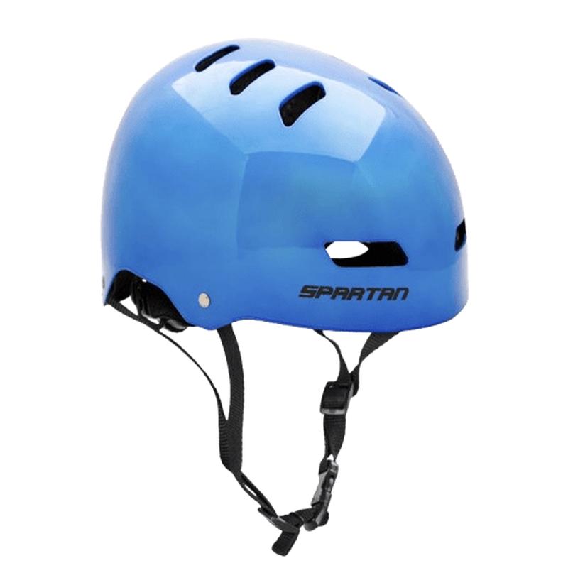 Spartan Mirage Plus Skate Helmet - Blue Chrome M 54-58cm SP-9085