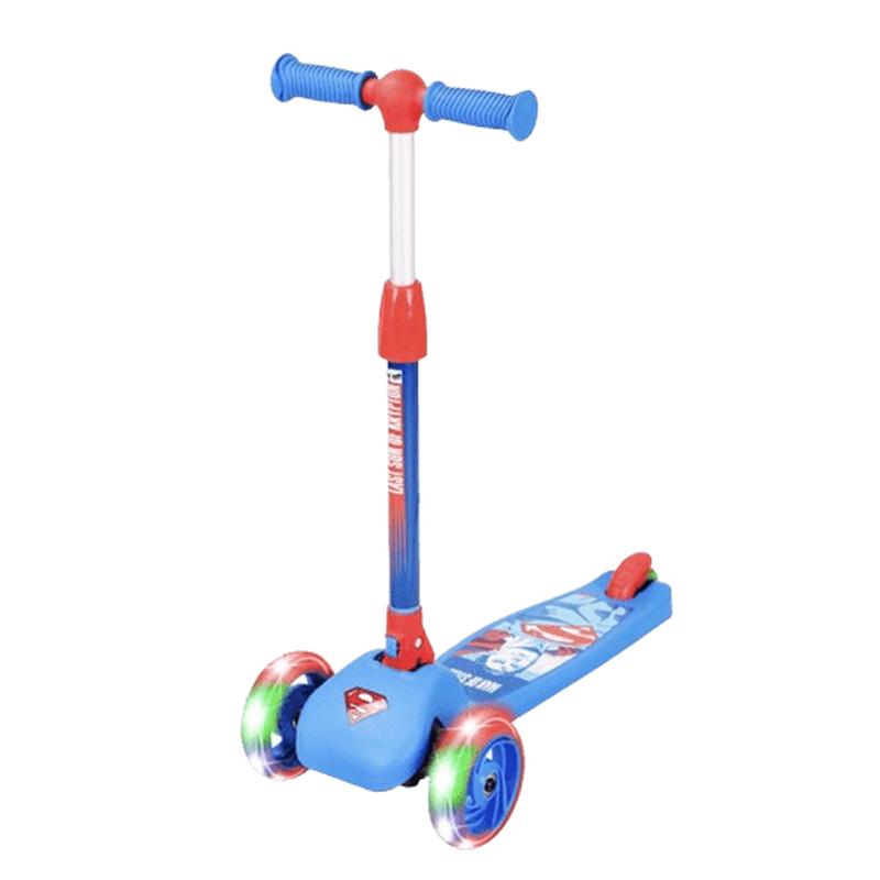 Spartan Superman 3-Wheel LED Folding Scooter SP-7074