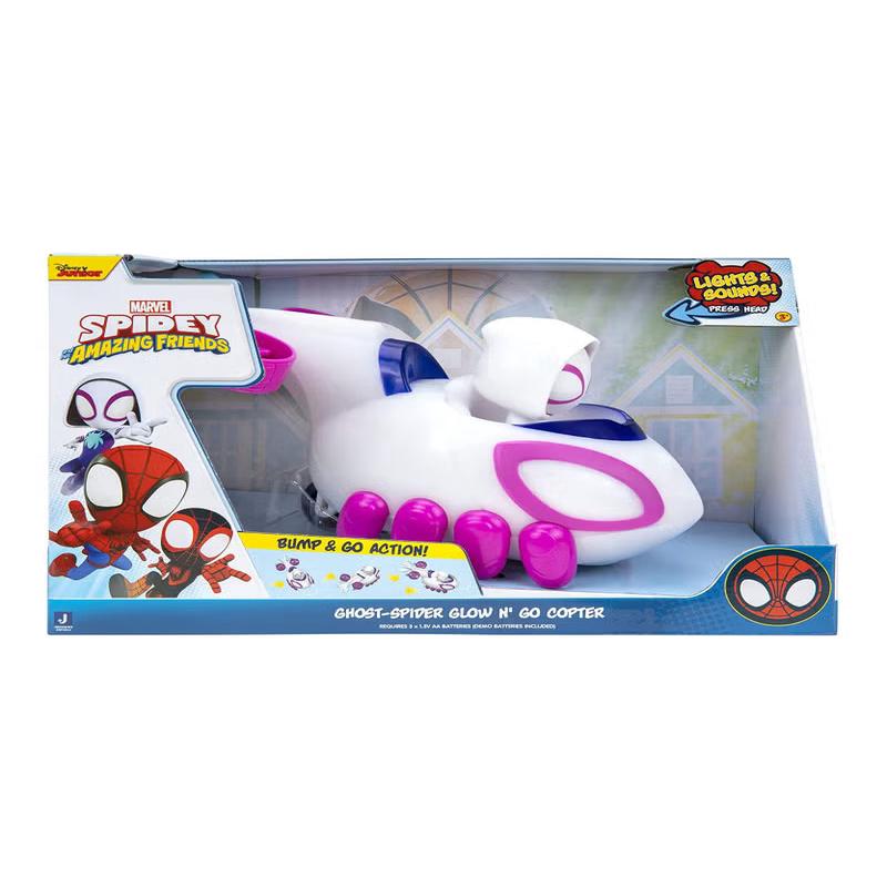 Spidey and His Amazing Friends Ghost-Spider Glow 'n Go Copter SNF0022
